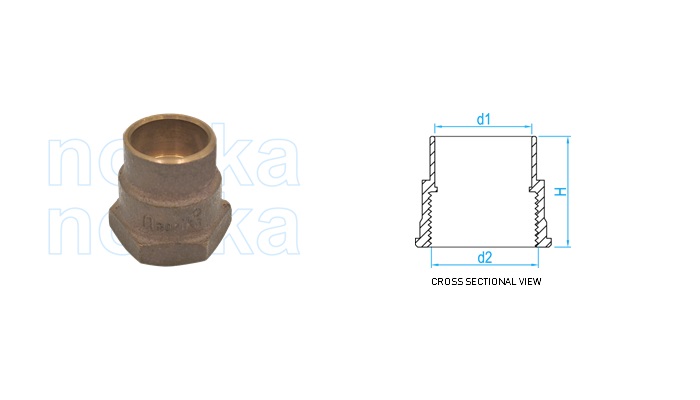 Copper Capillary  FI Adaptor